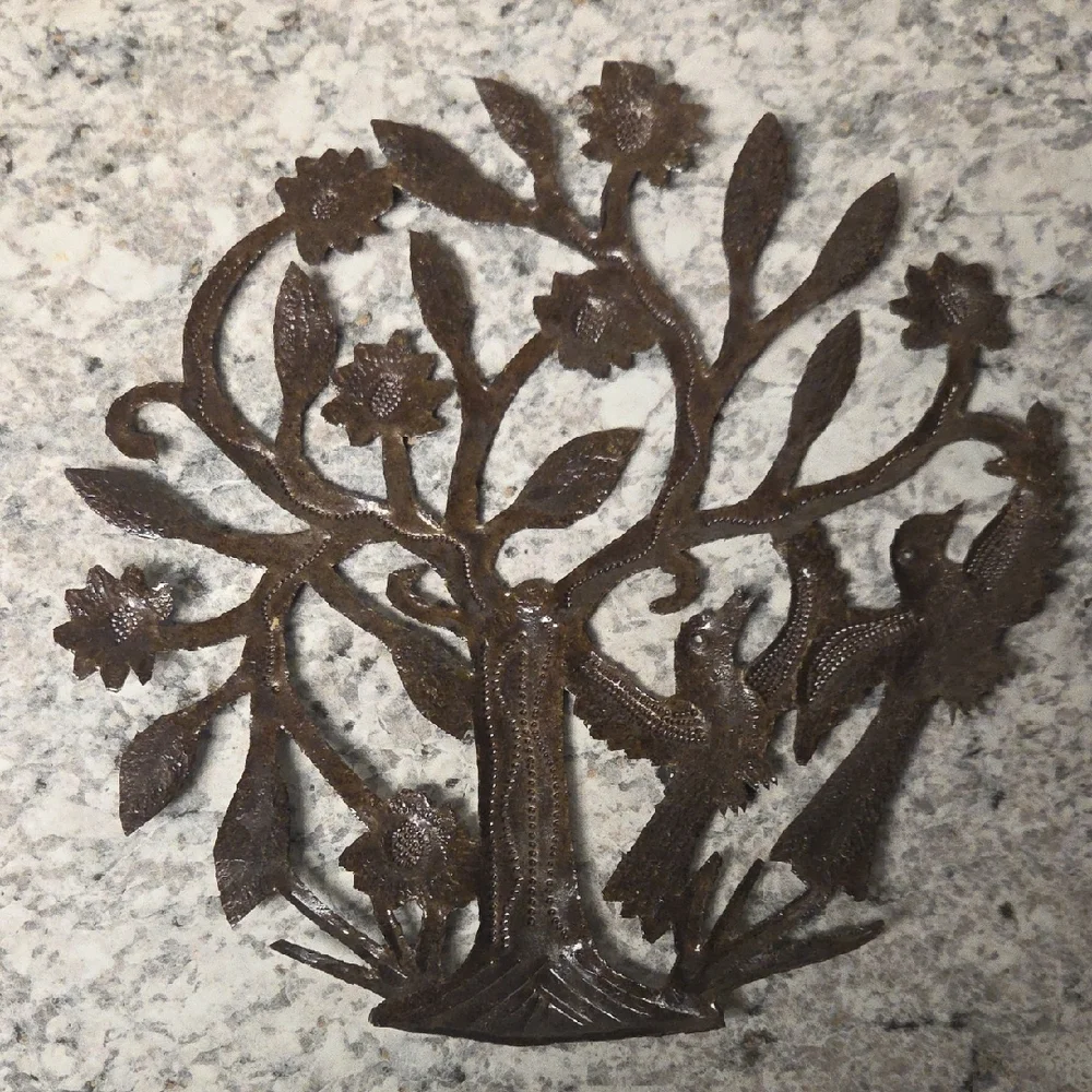 Handmade Tree of Life Metal Wall Art